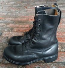 British Army DMS High Leg Leather Combat Boots – UK Size 6.5 / 252 L