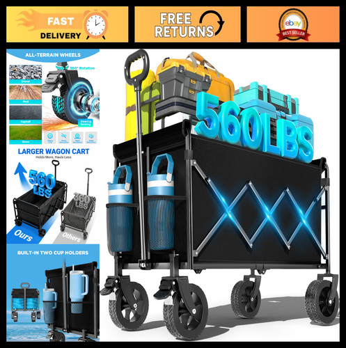 Foldable beach wagon - foldable,