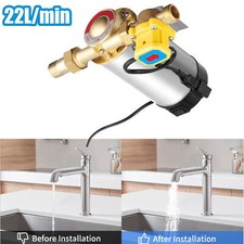 Hot Water Booster Mains Pressure Shower Pump Electric Home Boost 100W Domestic