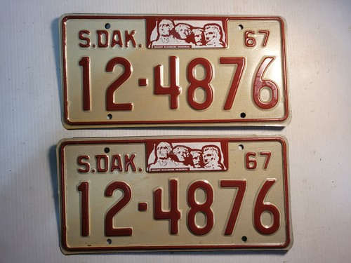 Pair 1967 south dakota - south,