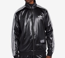ADIDAS ORIGINALS OG CHILE 62 TRACKTOP BLACK  WET LOOK UK M,XL NEW RARE LAST 2
