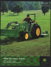 John Deere 4005 Compact Tractor Brochure Leaflet