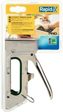 Rapid R14 PRO Heavy Duty Hand Tacker Staple Gun - Takes 140 Staples 6mm & 8mm