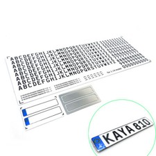 Europe License Plate Model for