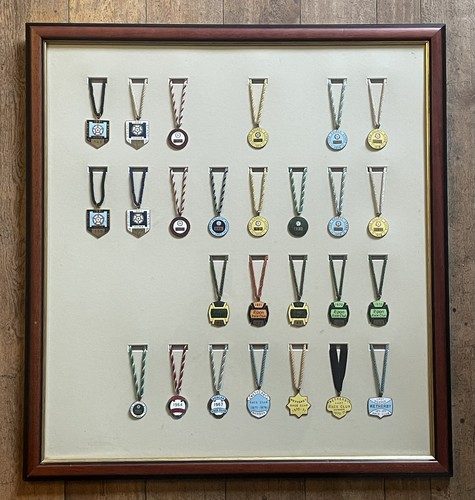 Horse racing enamel - racing,
