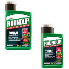Roundup Ultra Tough Weedkiller Liquid Super Concentrate Nettles 500ml & 1L