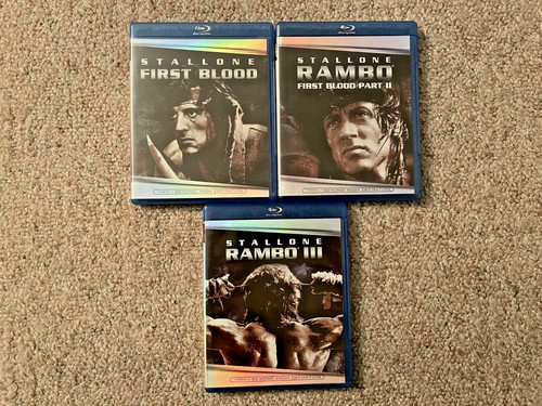 Rambo trilogy blu ray - 1-3, blu-ray