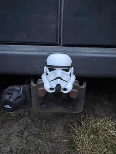 Novelty stormtrooper tow hitch - stormtrooper,