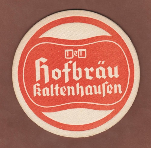 Old beer mat - , hofbräu
