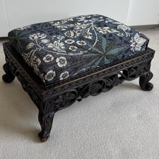 Antique Wooden Footstool