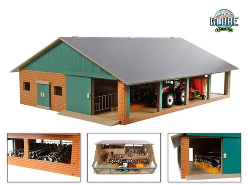 Kids globe cattle - globe, shed