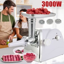 Heavy Duty 3000W Electric Meat Grinder Sausage Maker Filler Mincer Food Stuffer