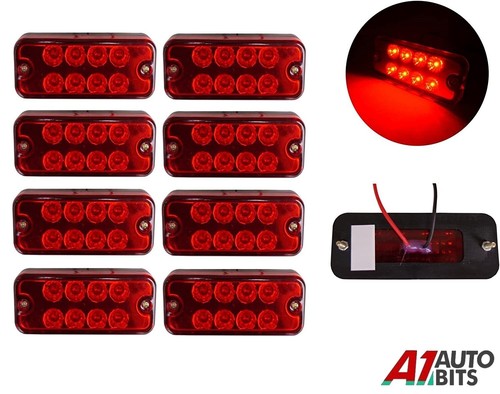 Red marker side - red, led