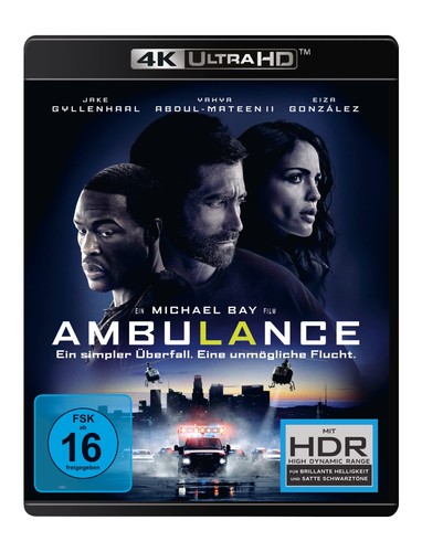 Ambulance uhd blu ray - ambulance, 4k