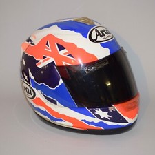 VINTAGE ARAI .MICHAEL MICK DOOHAN OK FULL FACE MOTORCYCLE HELMET SIZE M JAPAN