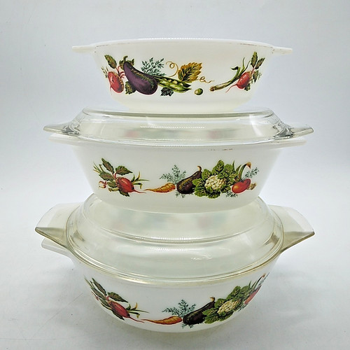 Pyrex tuscan market - tuscan, x3