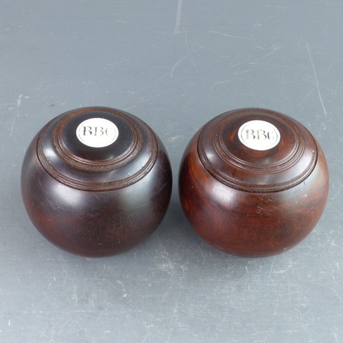 Vintage lignum vitae bowls - bowls, in