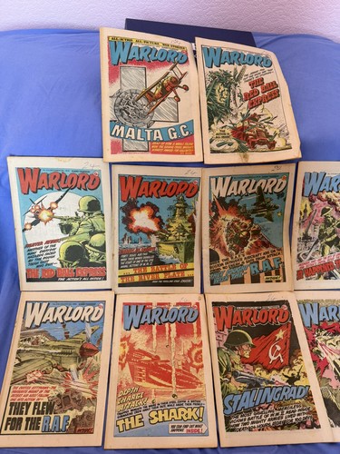 Vintage 1980s warlord comics - warlord,