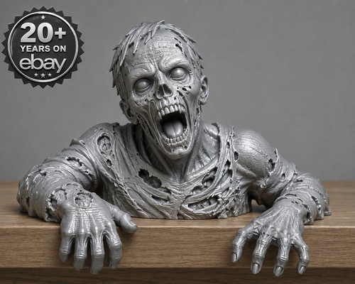 Zombie ripped apart shelf - zombie,