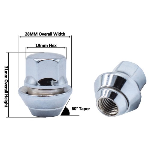 20x alloy wheel nuts bolt - 20x, lug