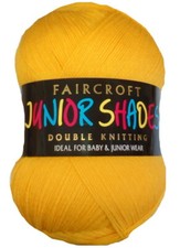 Woolcraft Faircroft Junior Shades DK Knitting Wool / Yarn 500g - Various Colours