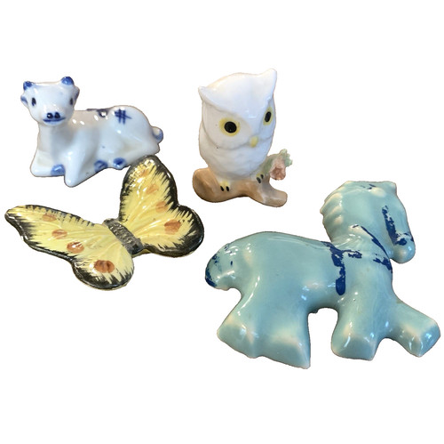 Vintage animal figurines - animal,