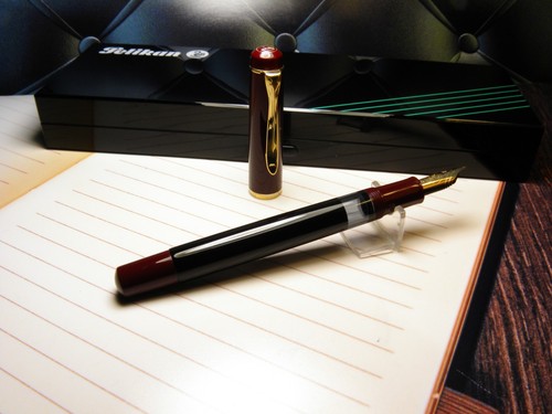 Vintage old style pelikan - old, "pelikan