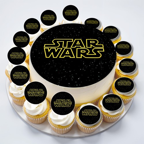 Star wars yellow black logo - wars,