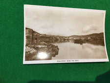 SHETLAND  VINTAGE  POSTCARD  - SCALLOWAY   FISHING BOAT