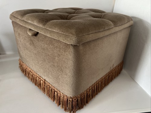 Vintage 70s sherborne ottoman - vintage,