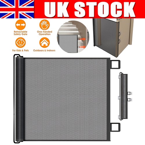 130cm retractable pet dog gate - pet,