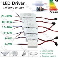 LED driver alimentatore trasformatore Power Supply 300mA 12V 24V 36V 5V 10W 30W