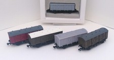N Gauge Fruit GWR Bloater Fish Van Wagon 3 Pack