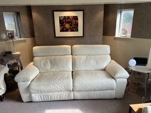 Seater cream leather - 2,