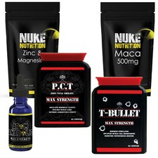 Anabolic Testosterone Booster Stack for Men Muscle Mass Gainer Growth Test