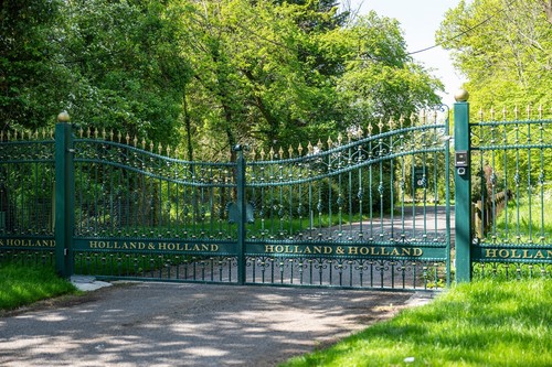 Wrought iron driveway - iron, gates