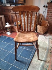 Antique Oak Chair Farmhouse