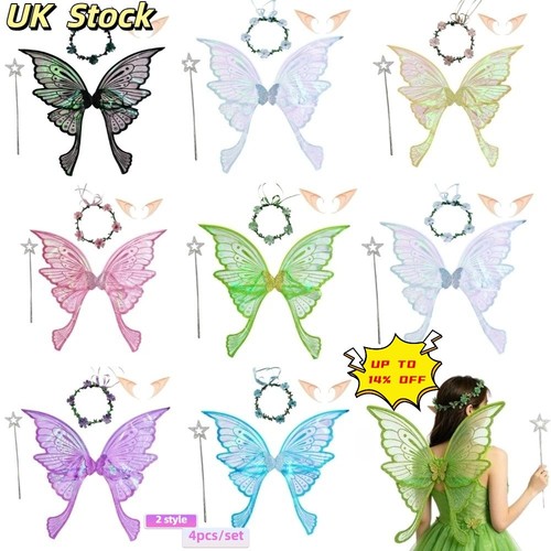 Fairy costume wings wand - fairy,