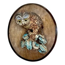 Vintage 70s Owl Wall Art