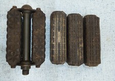 Vintage 1940/50s BSA Military Bicycle Pedal + 3 x John Bull Pedal blocks