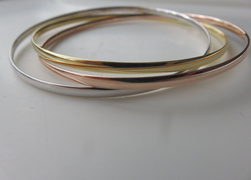 Gold russian bangle - gold, 9