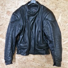 RST Leather Motorcycle Jacket 44 Large   READ