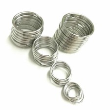 Key Ring Split Rings 20mm 25mm 30mm 35mm 50mm 76mm Pack Size 10 to 1000, keyring
