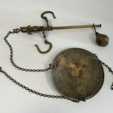 Old Brass Balance Beam Scales