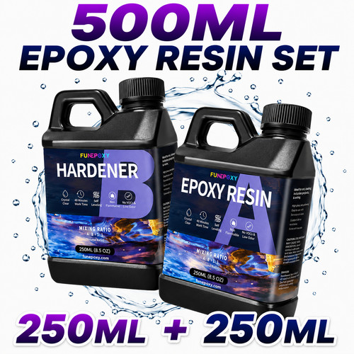 500ml epoxy resin kit - epoxy,