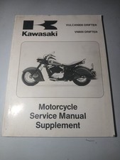 Kawasaki VN800 DRIFTER  VULCAN800 DRIFTER  1999 Genuine Workshop Manual Suppleme