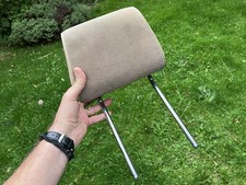 BMW E30 Sports Seat Head Rest In Beige Cloth - Also Fits Comfort Seats And Rear
