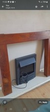 Wooden Fire Surround And Solid