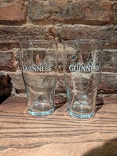 2 X Guinness Glasses + Brand