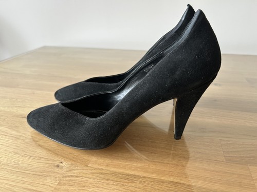 Vintage stylish black suede - stylish,